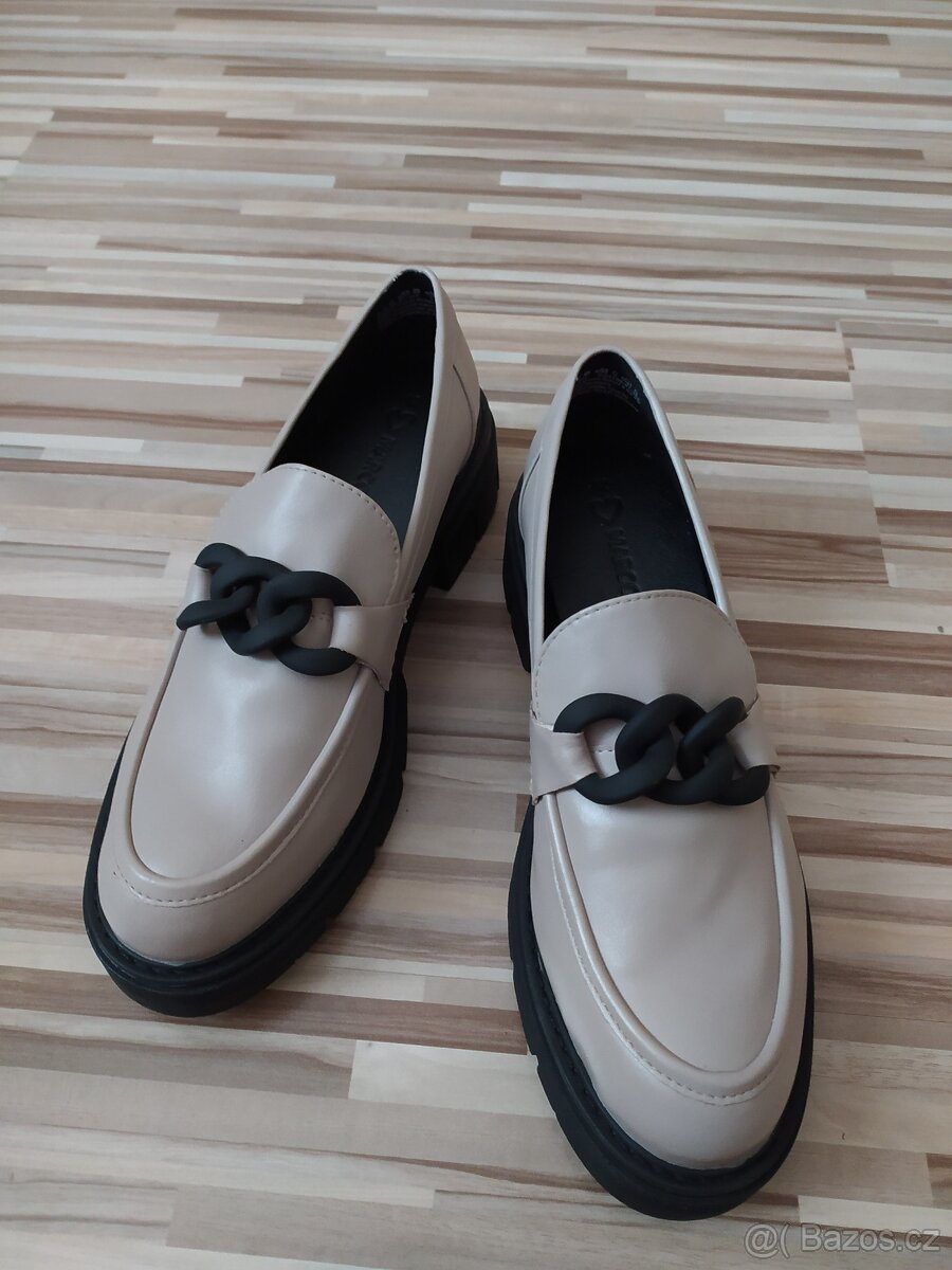 DÁMSKÉ POLOBOTKY | ÚPLNĚ NOVÉ | BÉŽOVÉ | MARCO TOZZI - 4