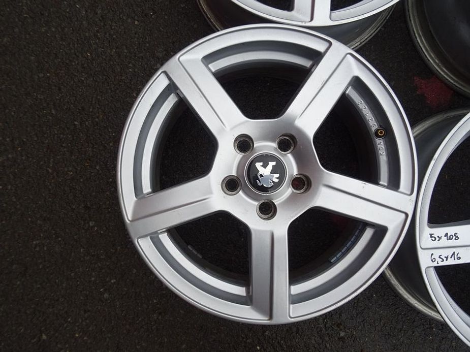 Alu disky na Peugeot, 16", 5x108, ET 47, šířka 6,5J - 4