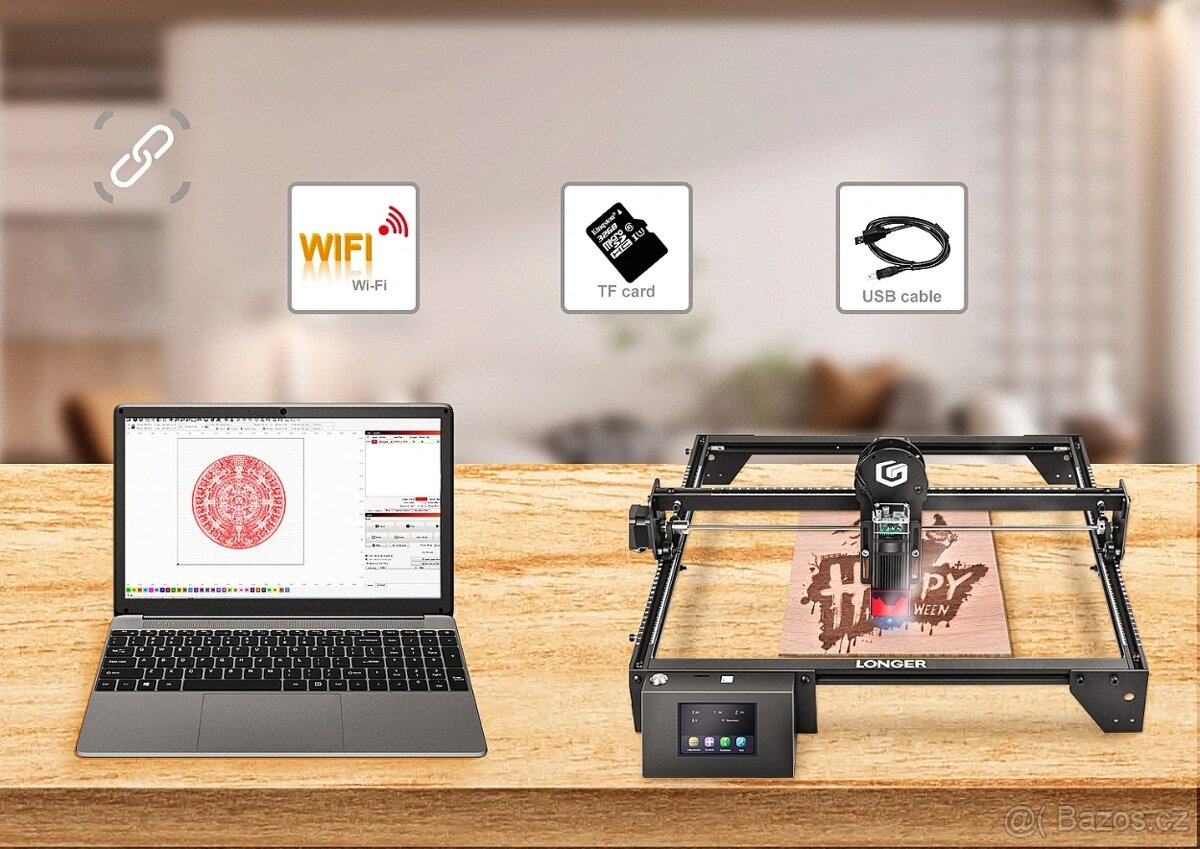 Gravírka LONGER RAY5 10W - nová - 4