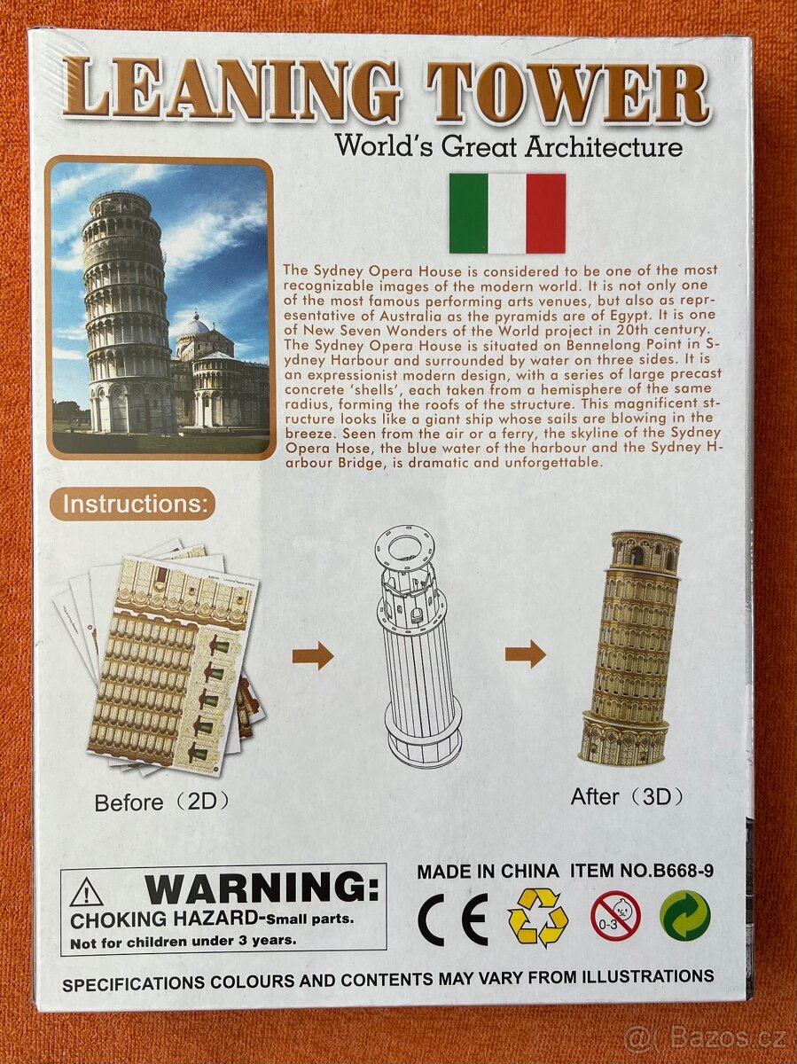 3D puzzle - NOVÉ - 2 motivy - tip na DÁREK - 4