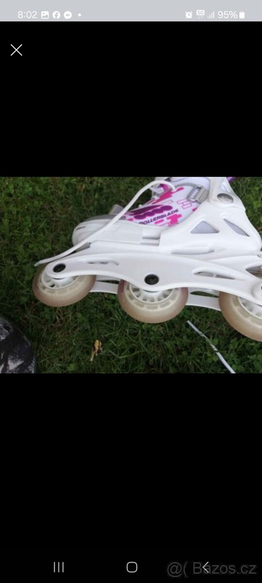Kolečkové brusle Rollerblade 2x použité - 4
