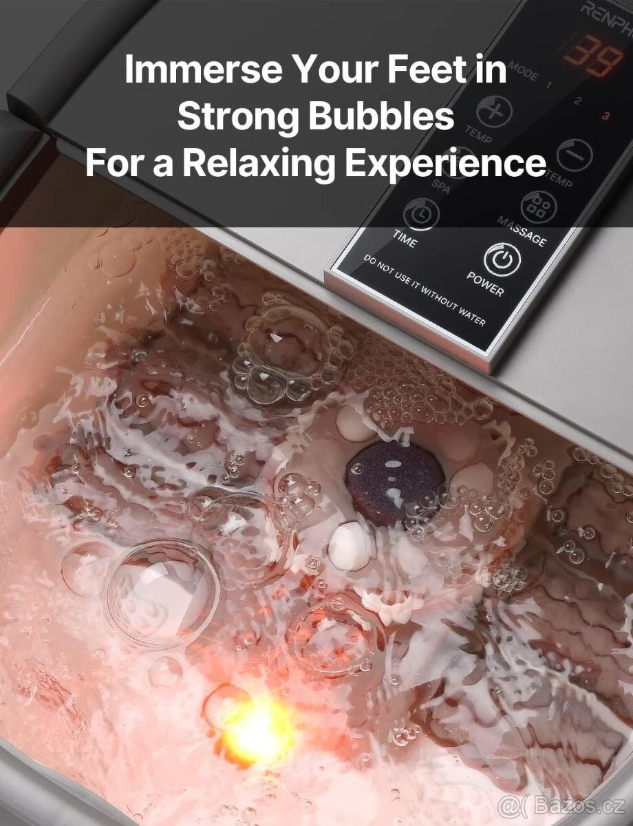 Masážní lázeň na nohy RENPHO R-X001 – téměř nová, použitá po - 4