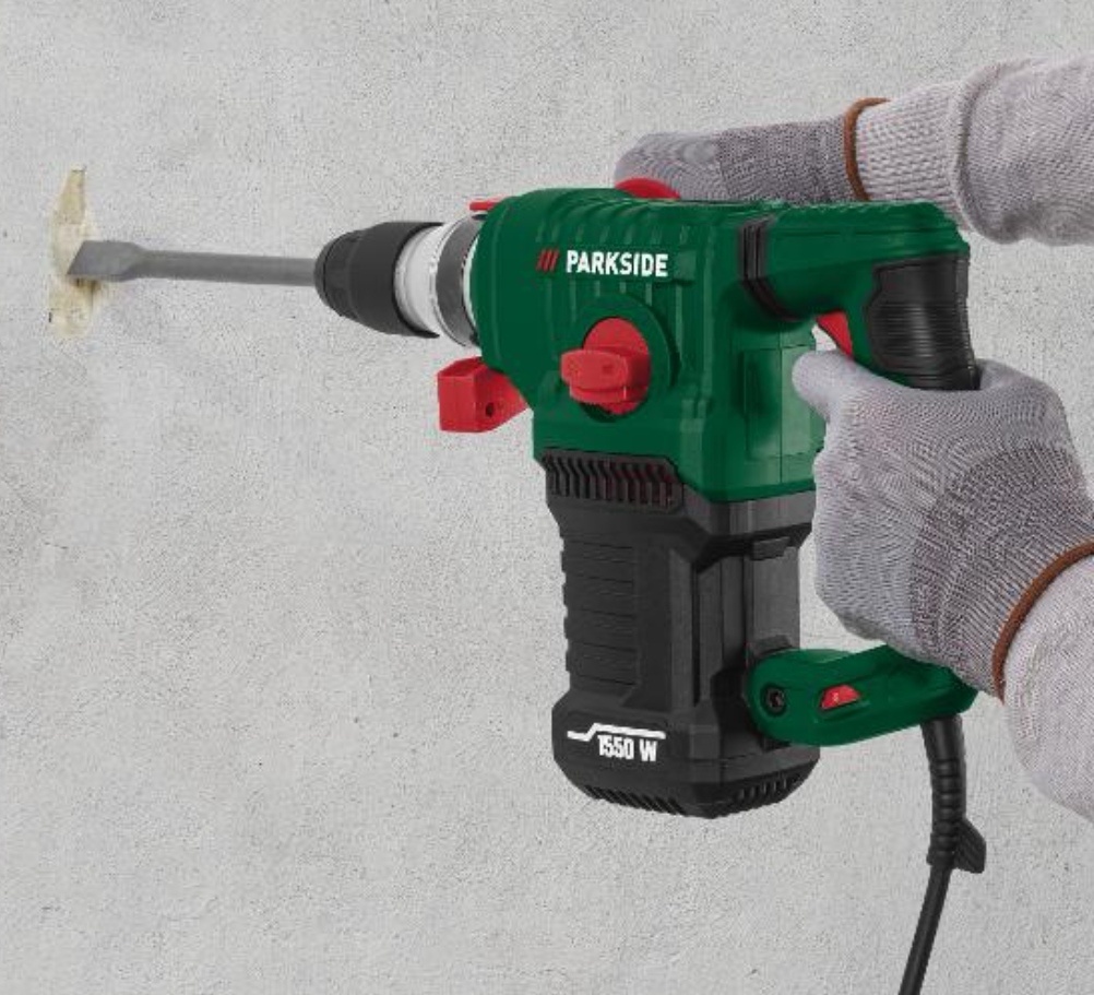 Elektrický kladivo Parkside síla úderů 5J - 4