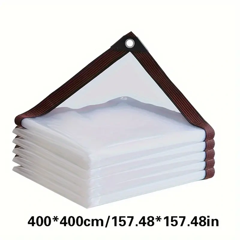 Plachty vodotěsné průhledné s očky na uchycení. - 4