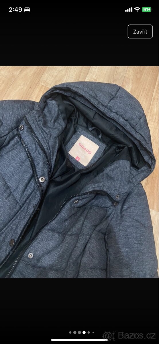 Dlouhý kabát Cropp,velikost S/M - 4