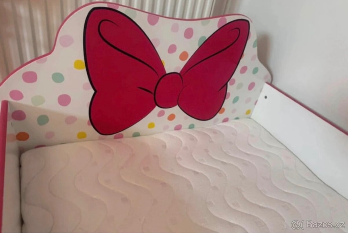 Dětská postel Minnie Mouse 140 x 70 cm - 4