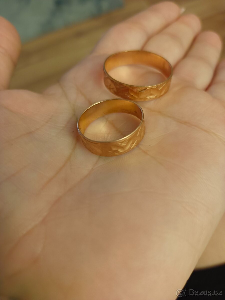 Prodám pár snubních prstenů - 4