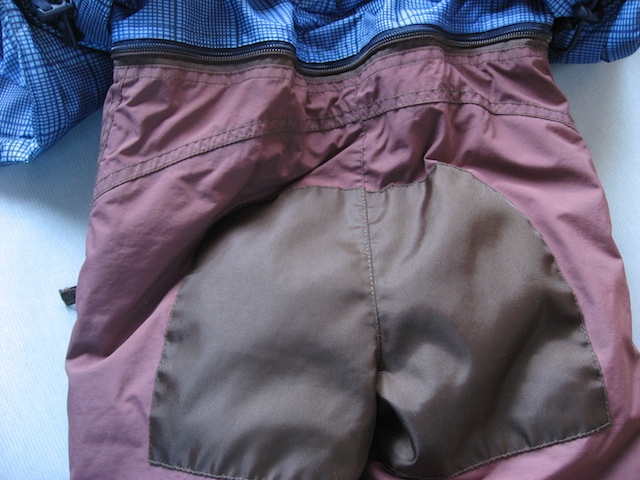 Kombinéza TCM - hnědomodrá bunda+oteplovačky 3v1 set - 4