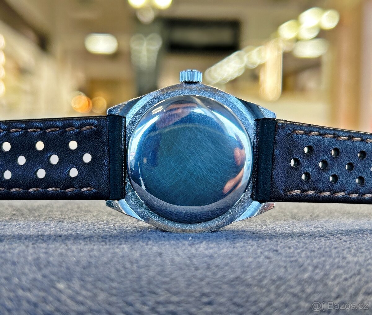 Československé mechanické vintage retro hodinky PRIM TV - 4