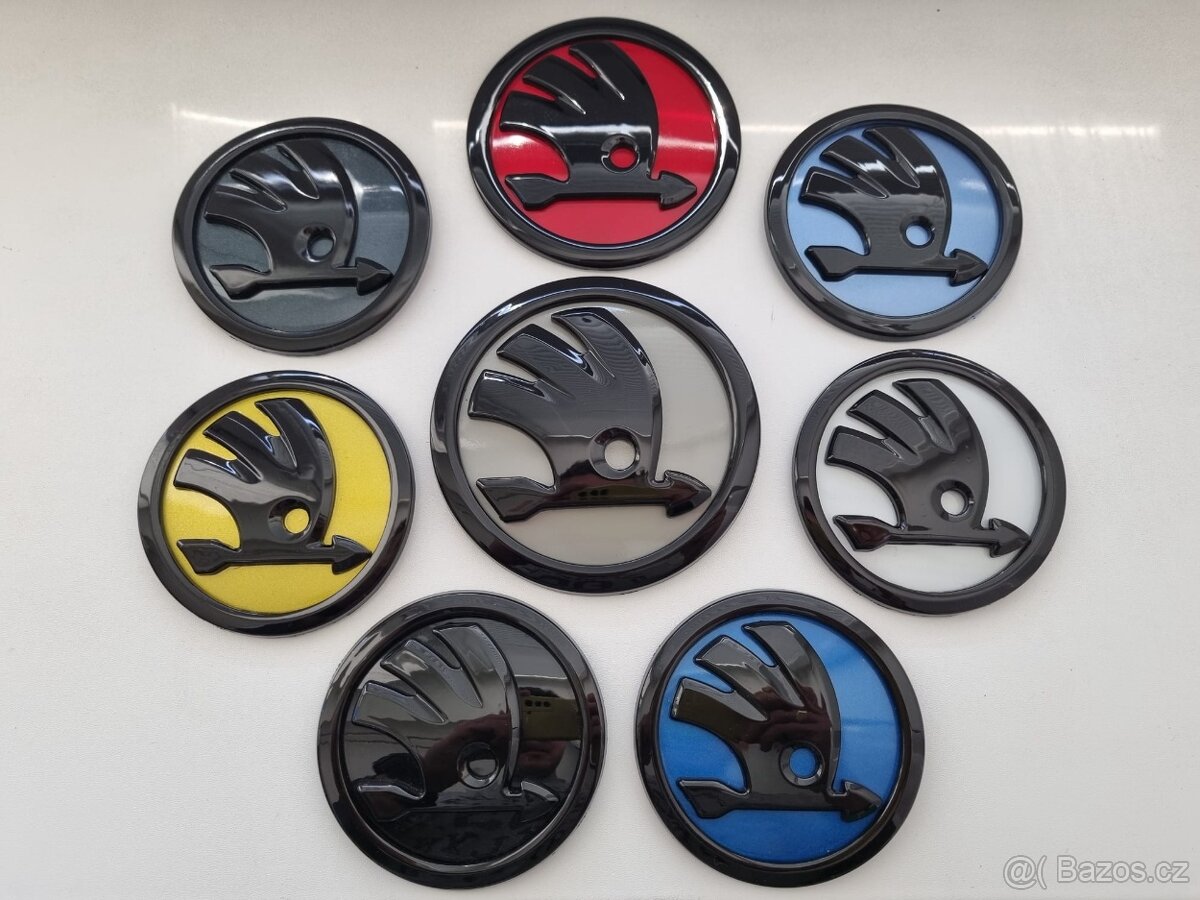Farebné znaky - logo na ŠKODA - 4