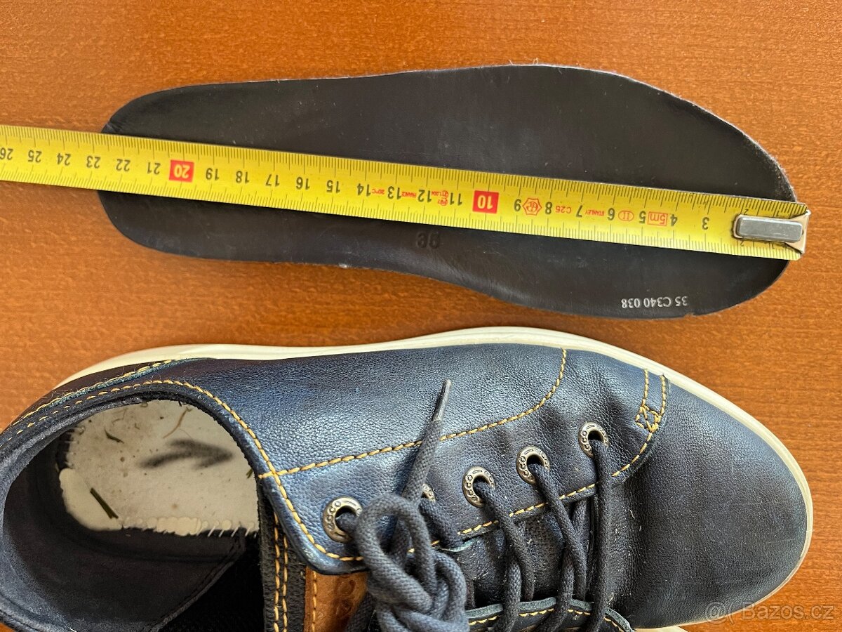 dětská kožené boty Ecco - 4