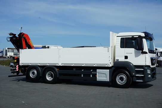 MAN TGS 26.400 6x2 - valník s hydraulickou rukou - 4