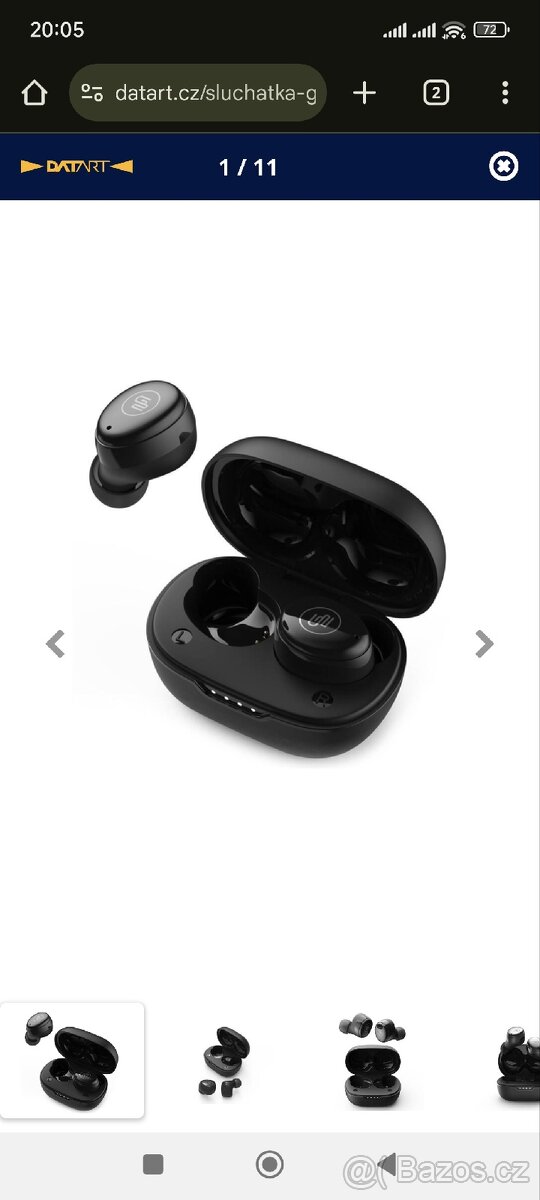 Sluchátka GoGEN TWS BUDDIES evo 2 (TWSBUDDIESB02) černá - 4