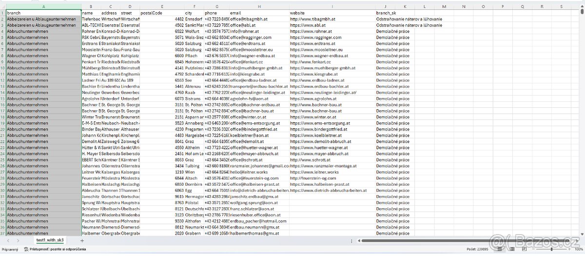 Databáze rakouských firem – 239 000 kontaktů - 4