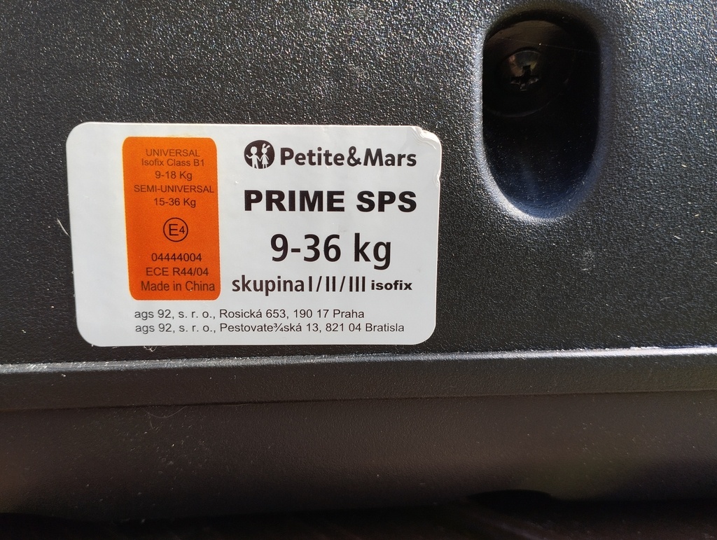 Autosedačka Petite&Mars Prime SPS isofix - 4