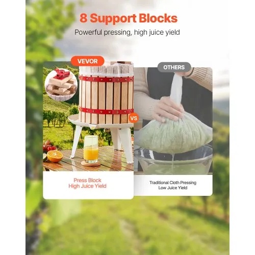 VEVOR 3,2 Gal/12L lis na ovocné víno - 4