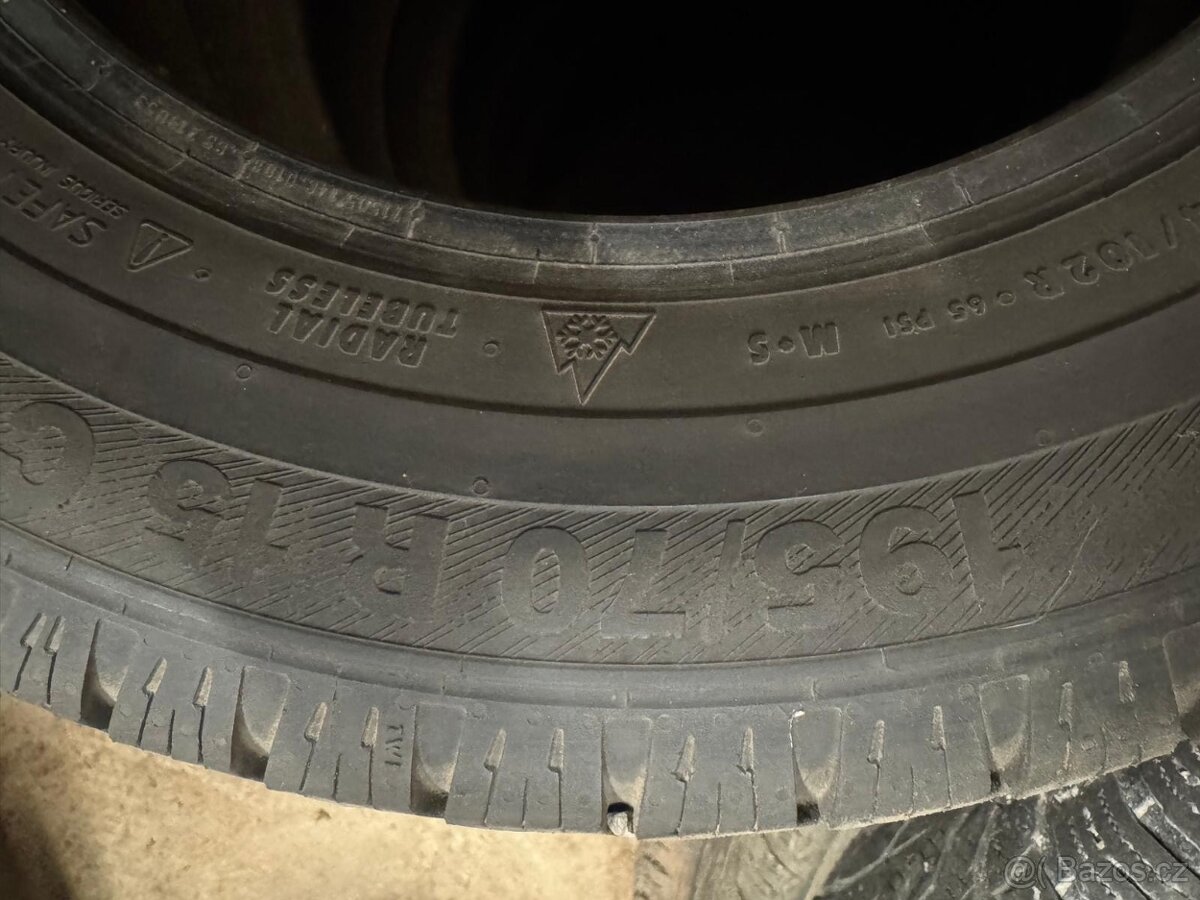 Zimní Pneu Ford Tranzit Barum 195/70 R15 - 4