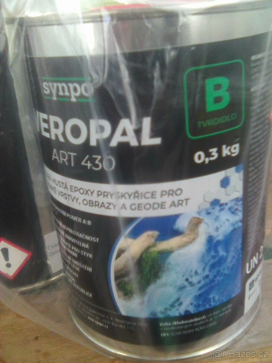 Speciální čirá hustá pryskyřice pro umělecké tvoření 1,3 kg - 4