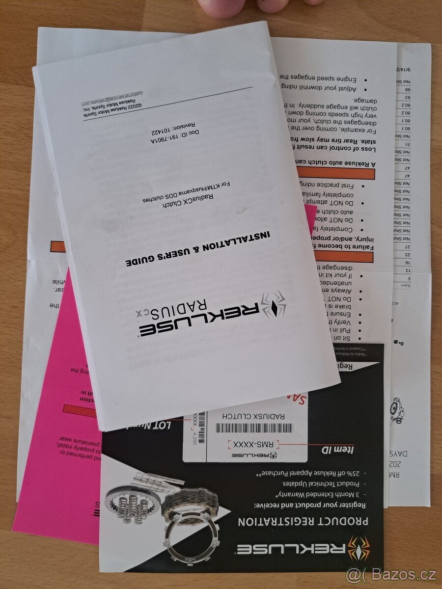 Rekluse radius cx KTM, Husqvarna - 4