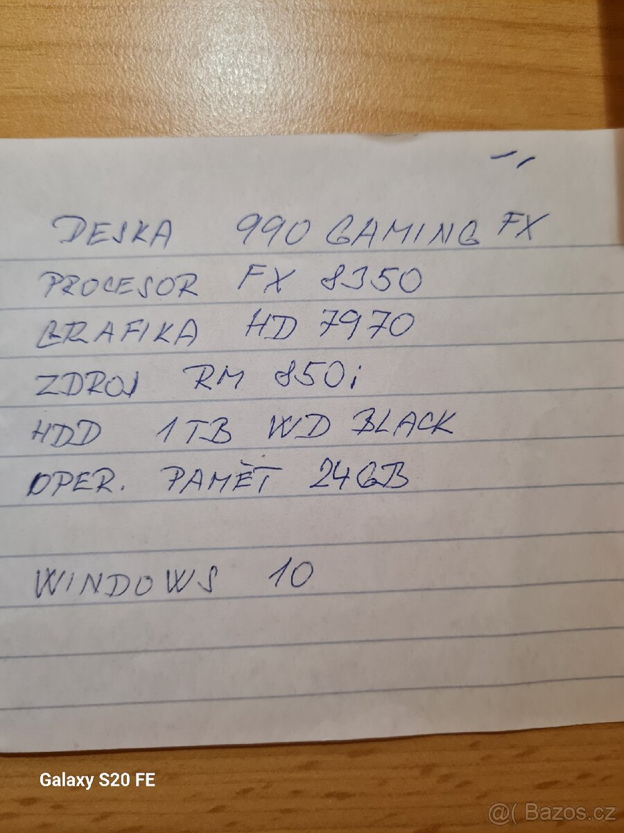 AMD FX 8350 deska 990 Gaming FX - 4