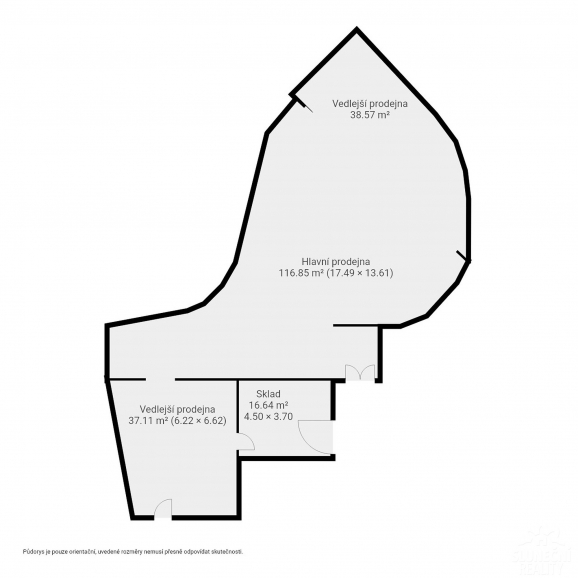 Pronájem obchodního prostoru 209 m², Uherské Hradiště - 4