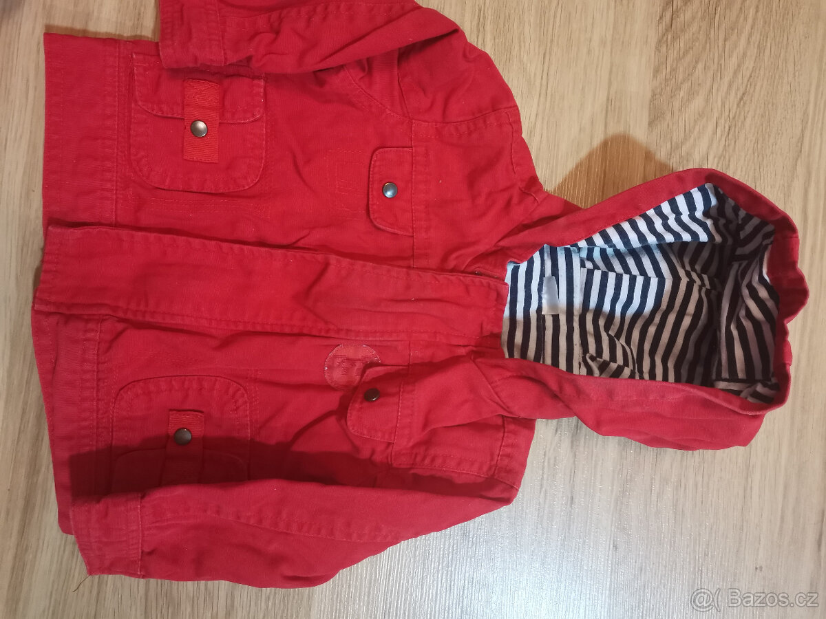 Zimní bunda next podzimní, jarní bunda overal vel 80 - 86 - 4