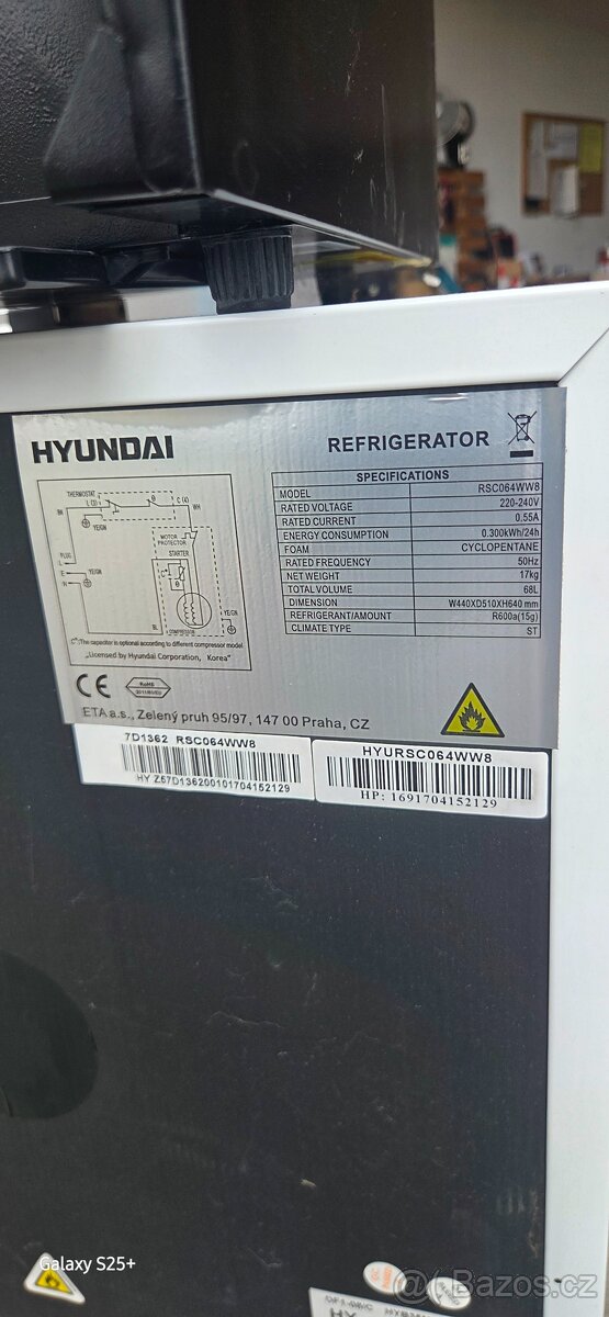 Chladnička Hyundai 68 l - 4