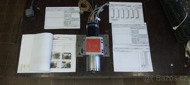 Vřeteno s výměnou nástrojů 8kw Precise komplet - 4