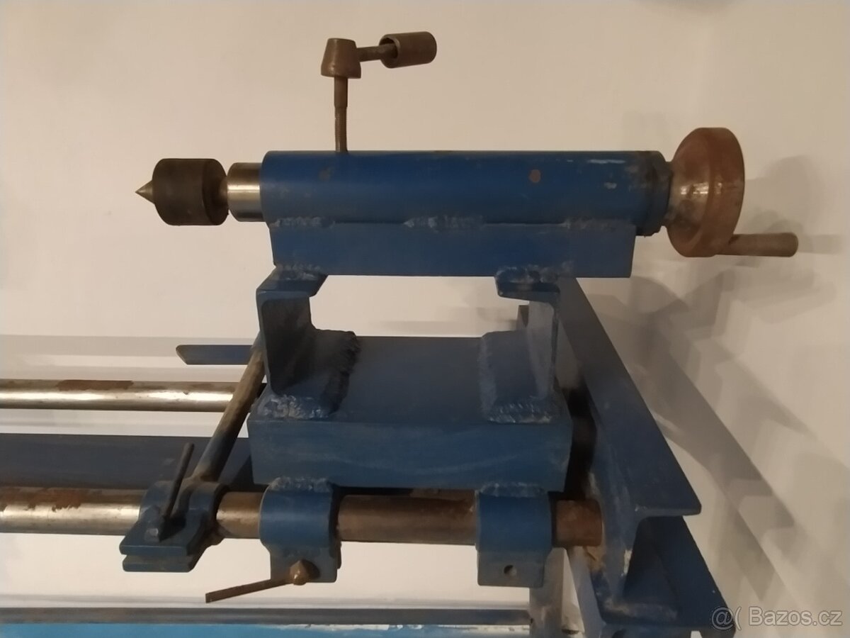 Prodám soustruh na dřevo, točná délka cca 900 mm - 4