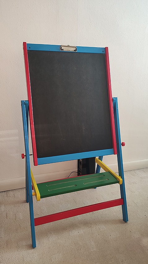 DĚTSKÁ OTOČNÁ OBOUSTRANNÁ TABULE KŘÍDA - FIX- MAGNET - 4