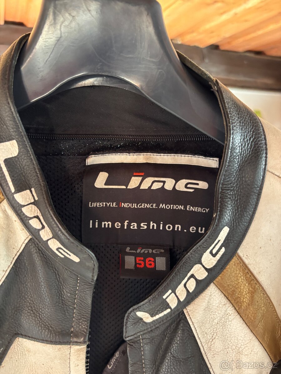 Kožená bunda MBW Lime - 4