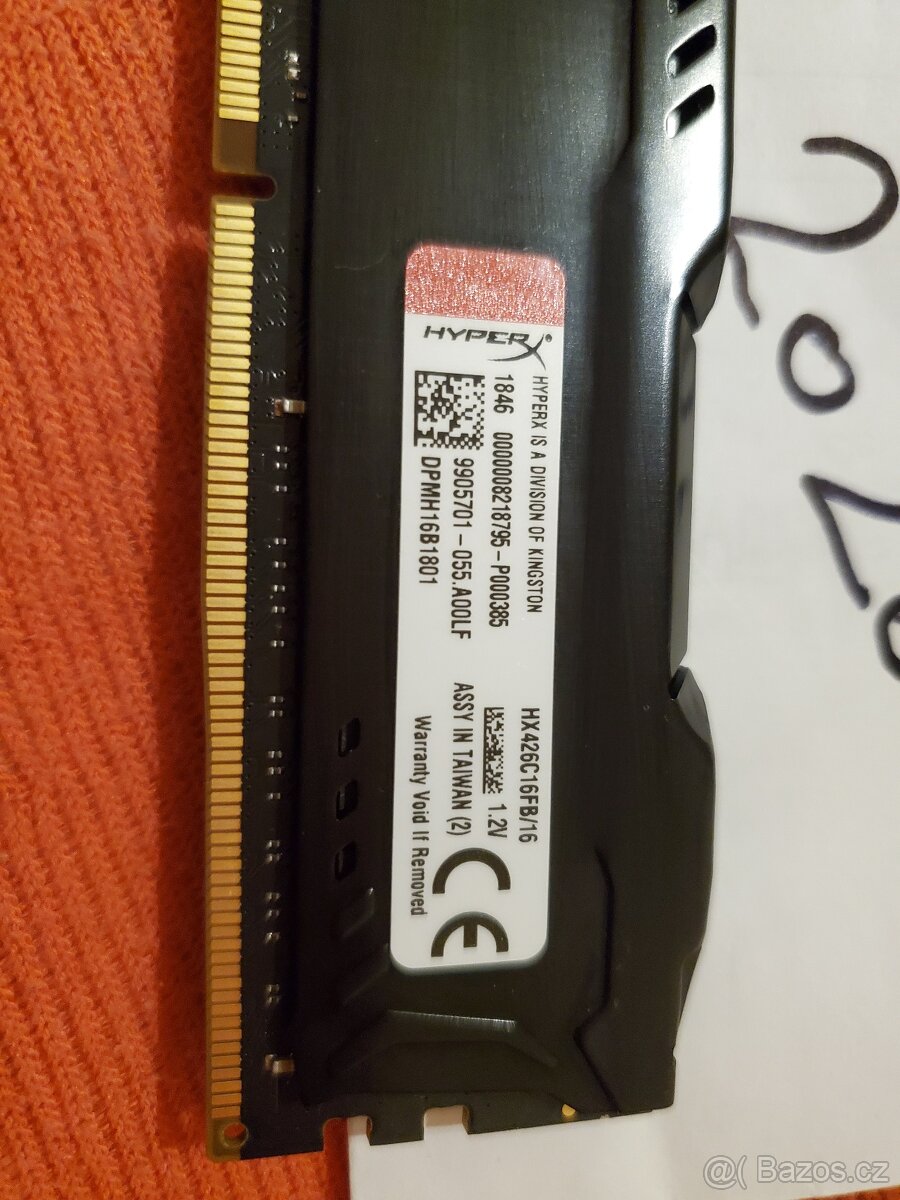 HyperX Fury ddr4 32GB (2×16GB) - 4