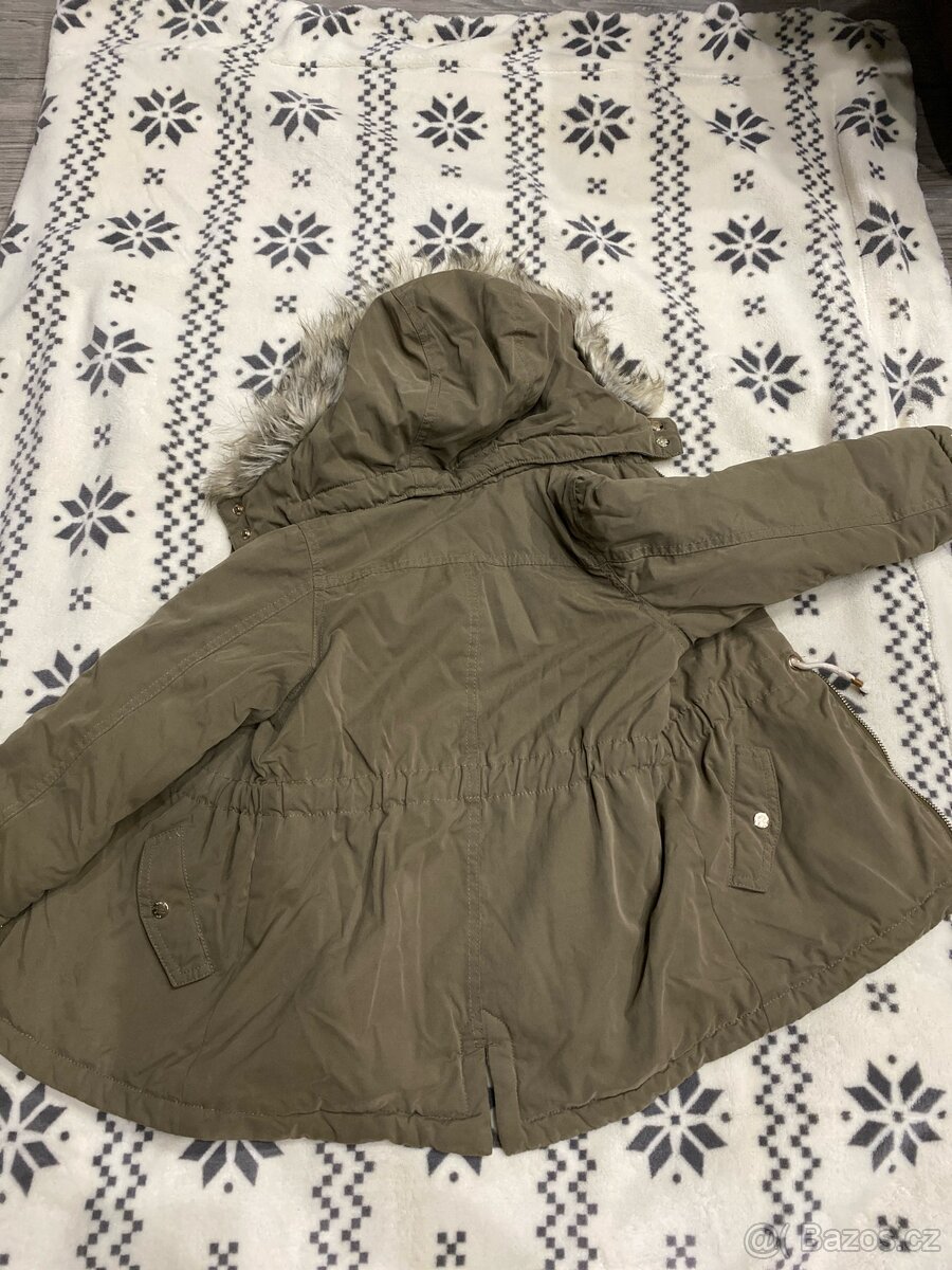 Zimní kabát H&M, vel. 110 - 4