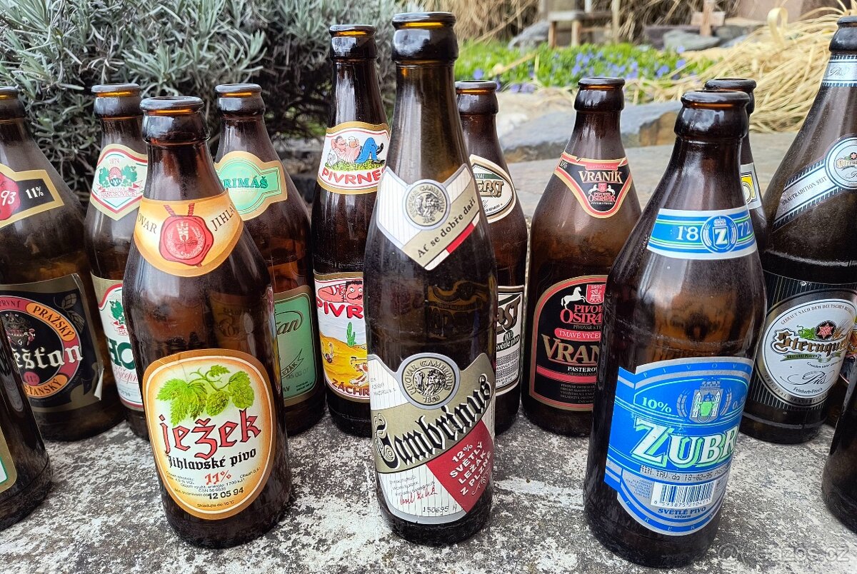 Staré pivní lahve - 4