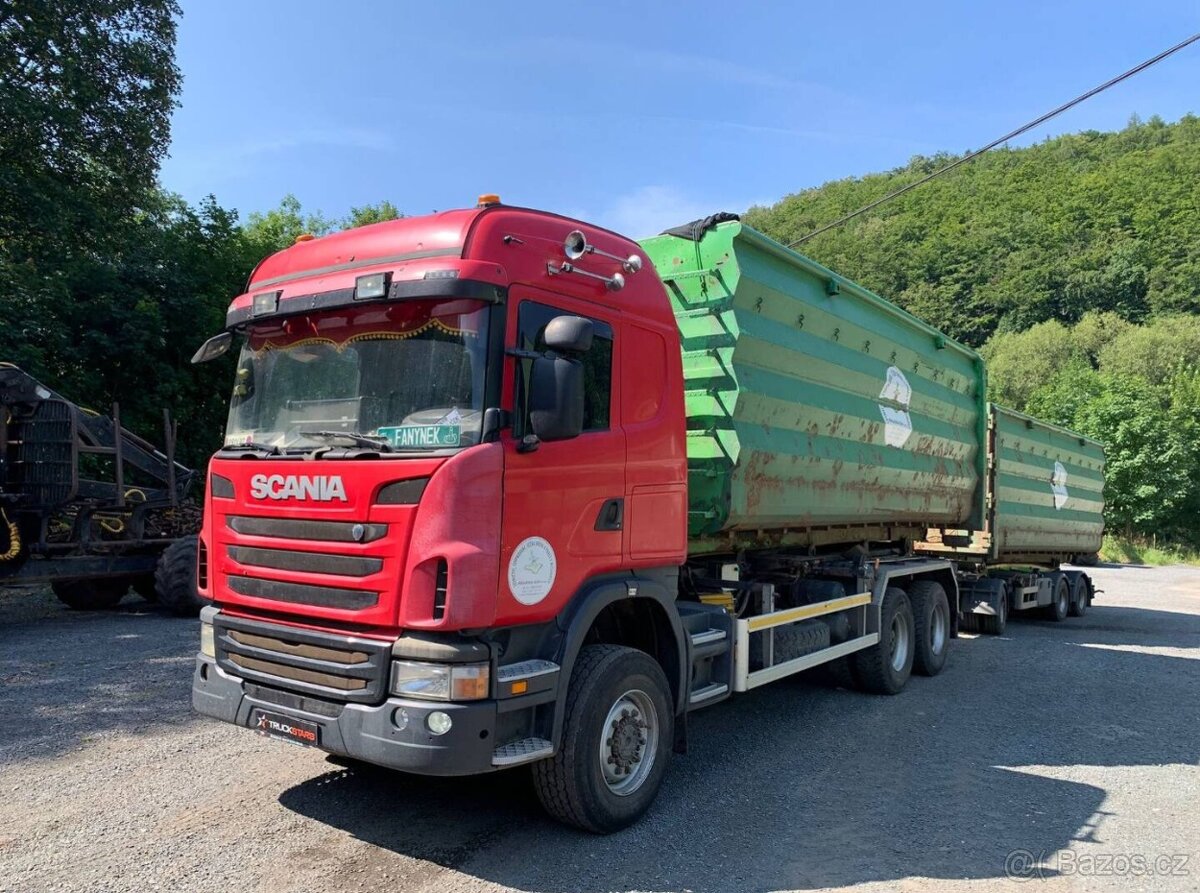 Scania, G480 6x6 manual + vlek BODEX /3743/ - 4