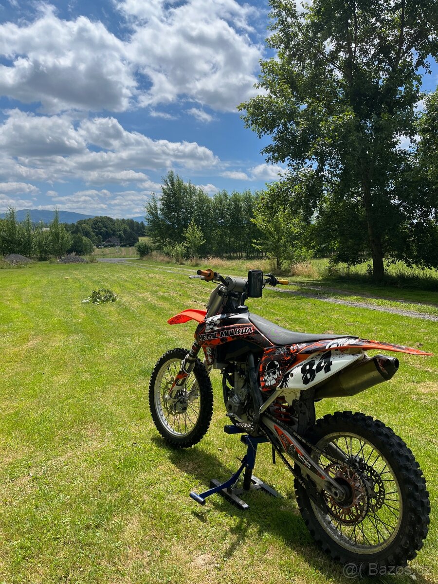 KTM SX-F 250 4 stroke 2017 stříkačka startér