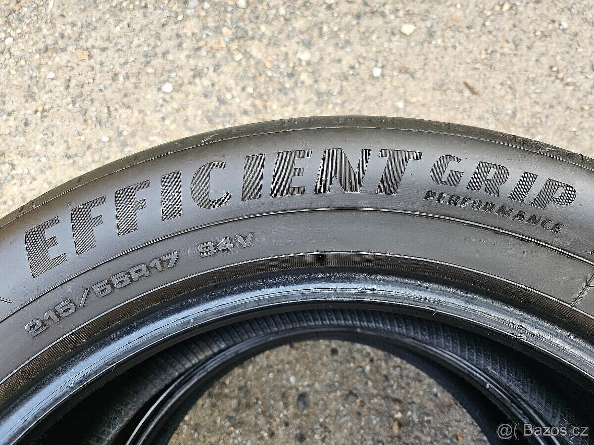 2 Letní pneumatiky Good Year EfficientGrip Perf. 215/55 R17 - 4
