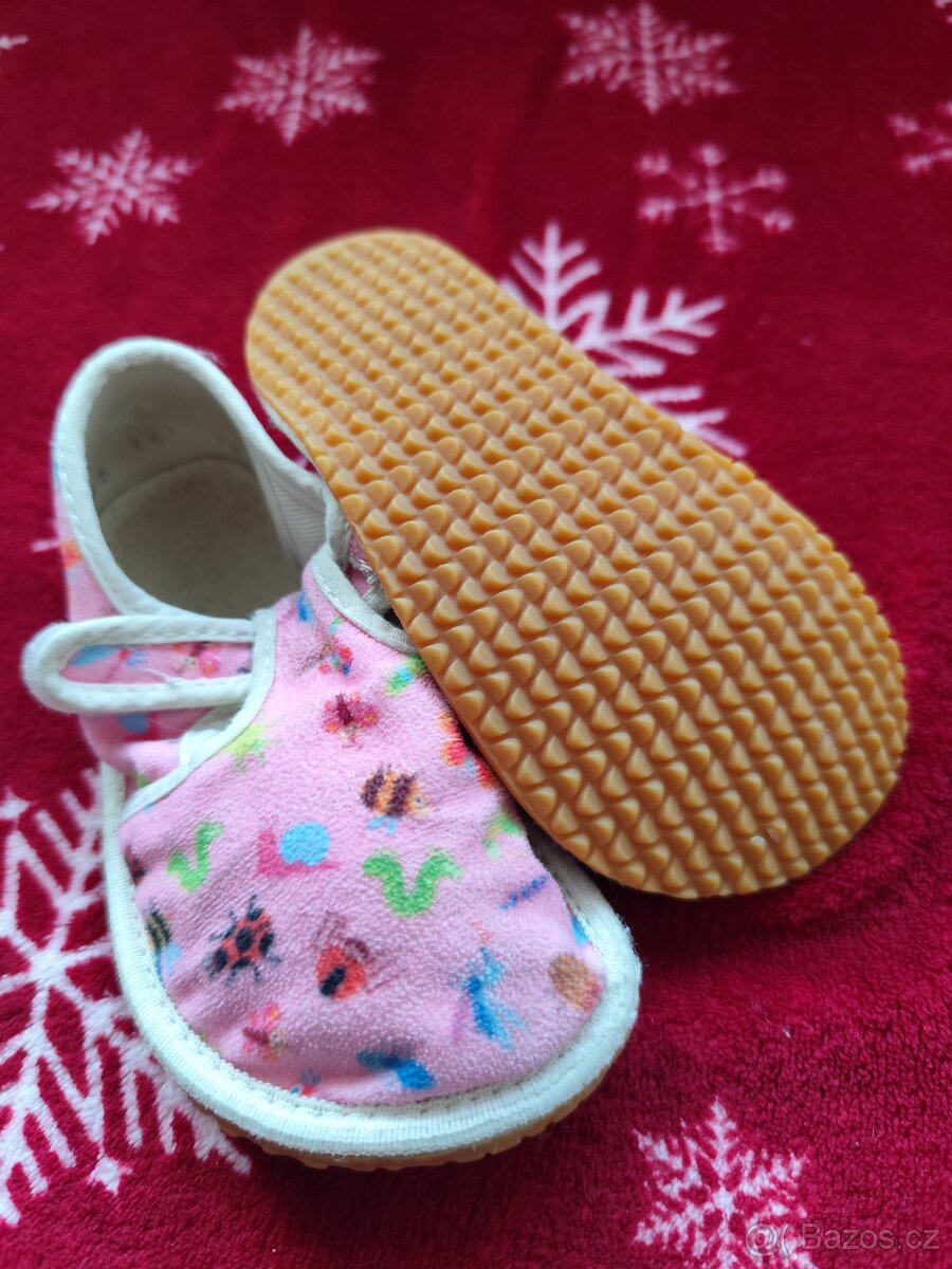Barefoot (bosé) bačkory růžové vel. 24 stélka 150 mm - 4