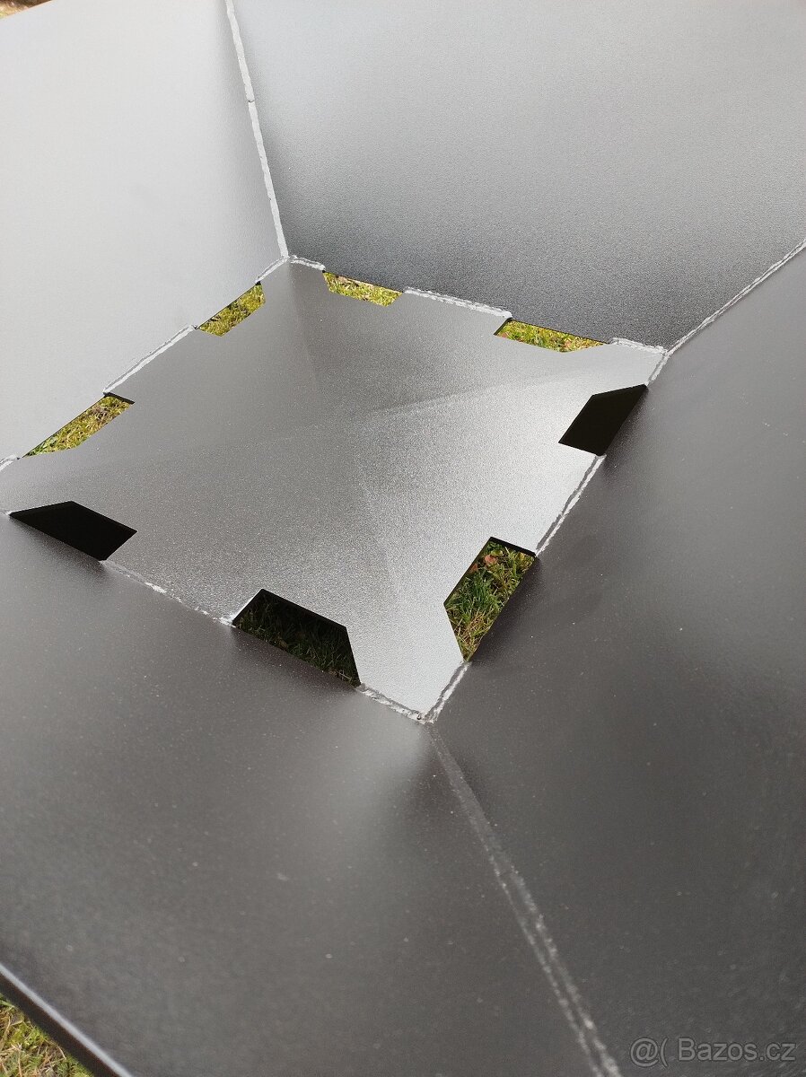 masivní zahradní krbový gril - 4