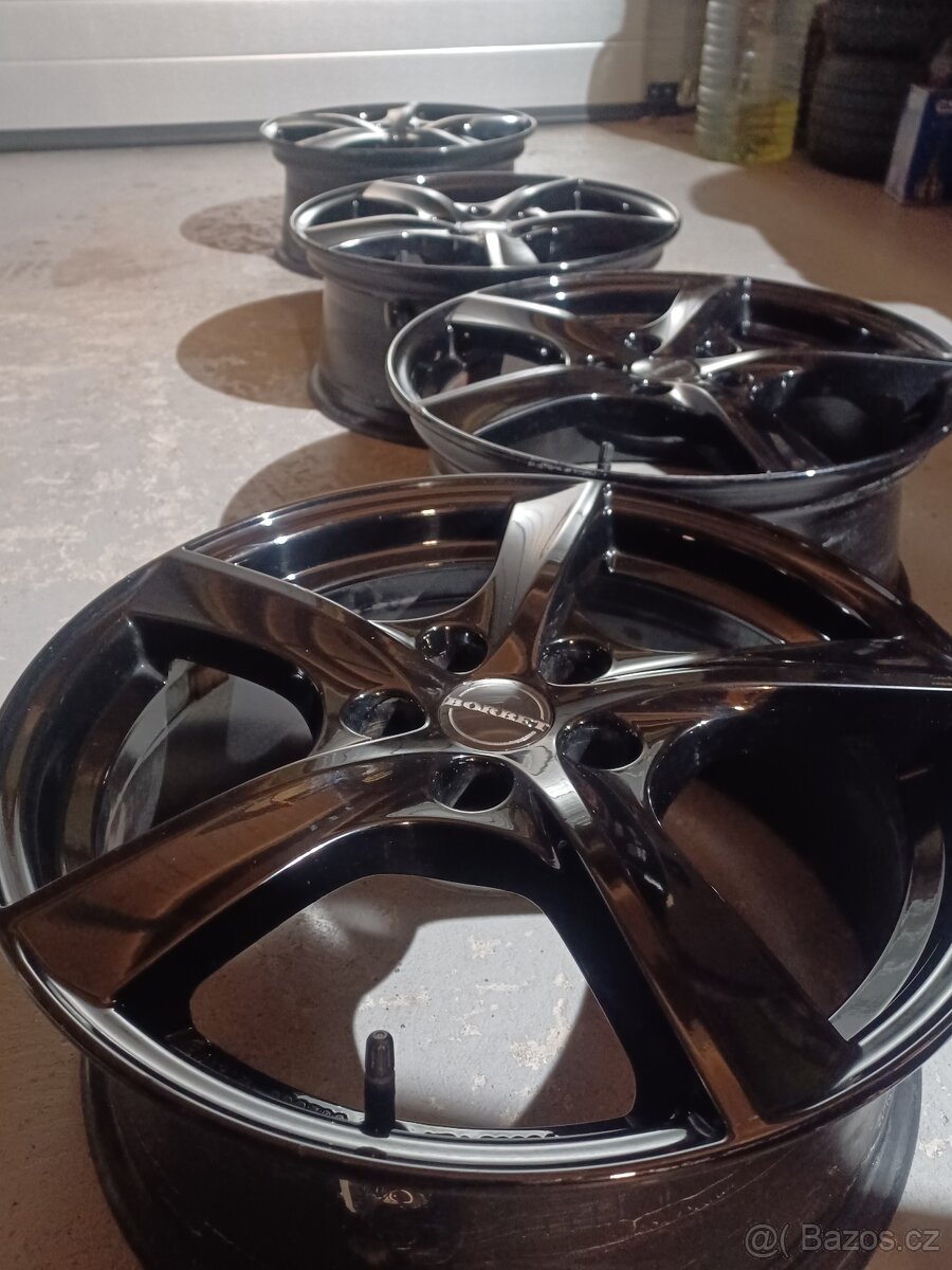 5x115 R17 et 42 7j Borbet cerne leskle - 4