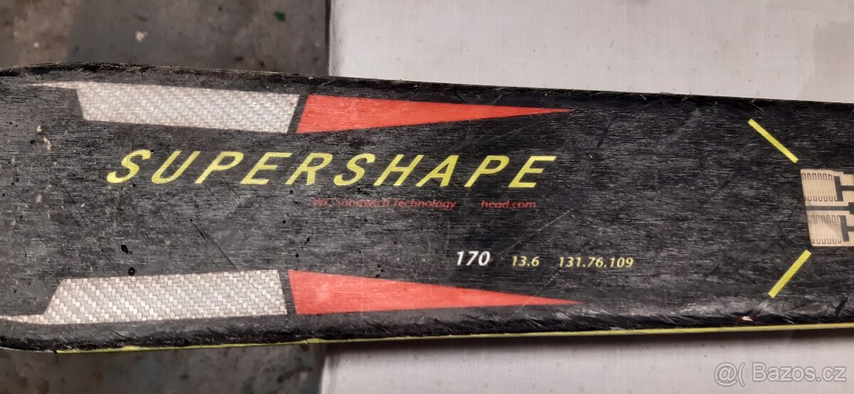 Lyže HEAD supershape170cm - 4