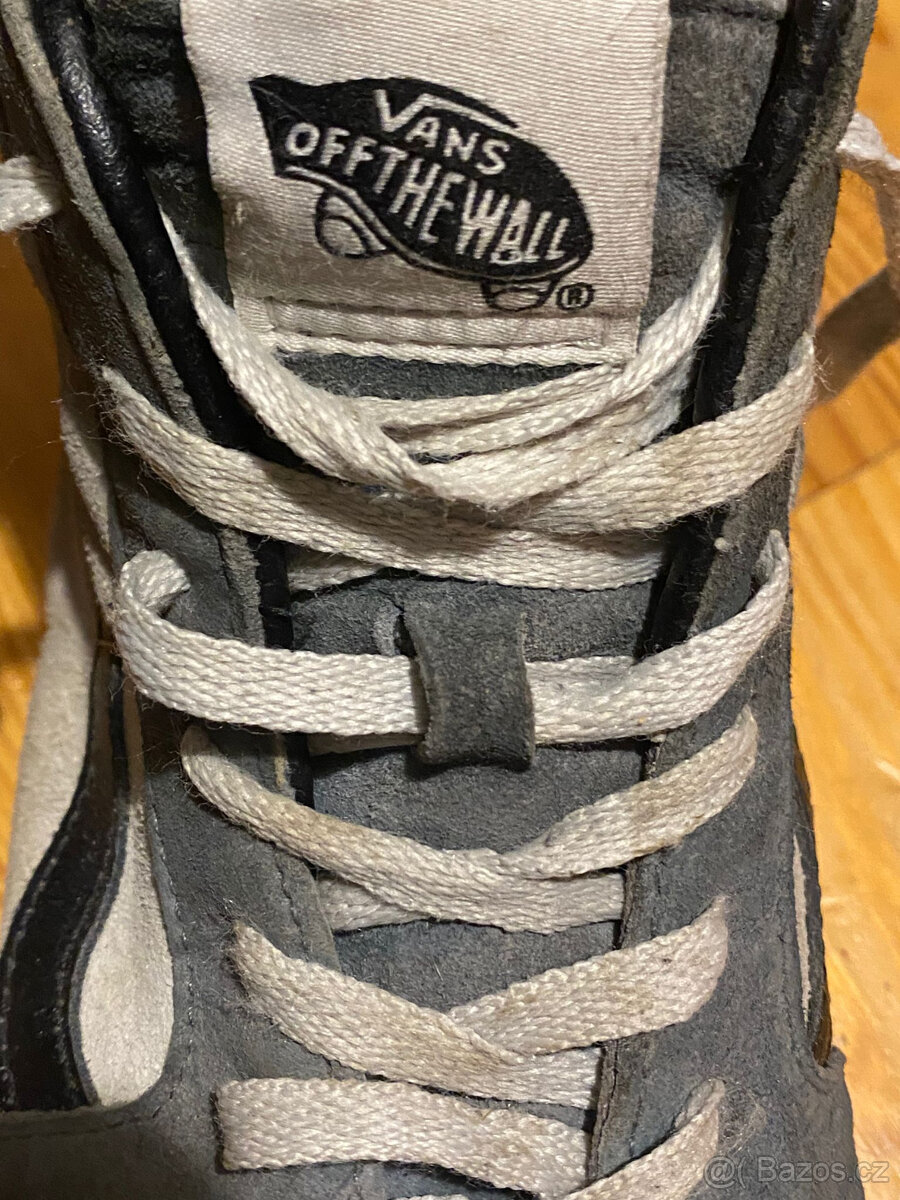 Boty Vans Sk8 - Hi Suede grey - 4