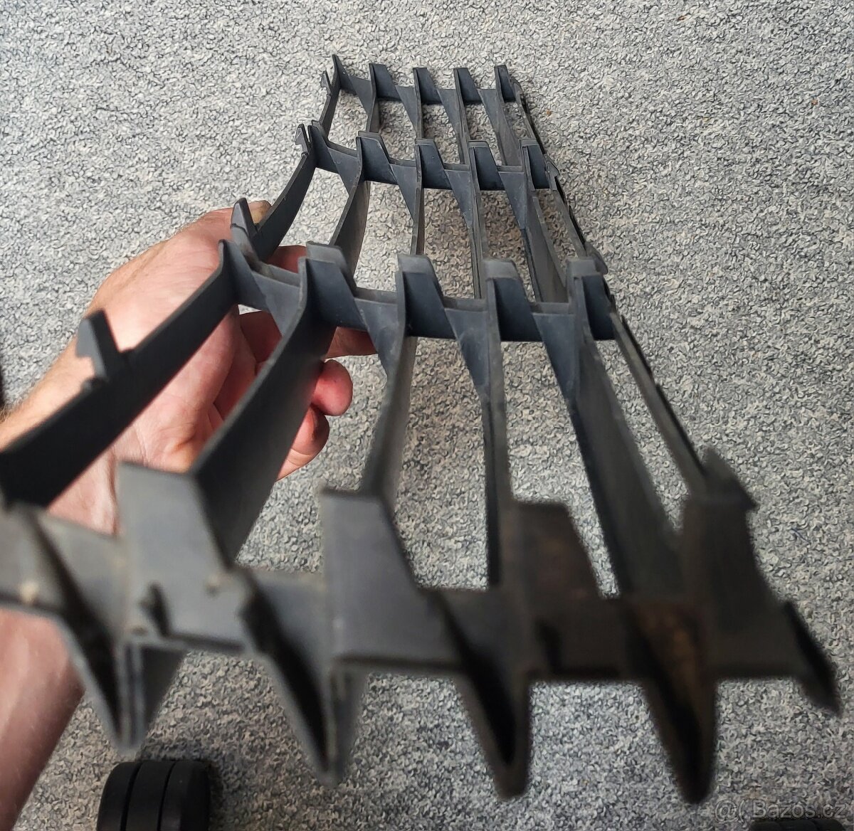 Středová mřížka do nárazníku passat b5 - 4