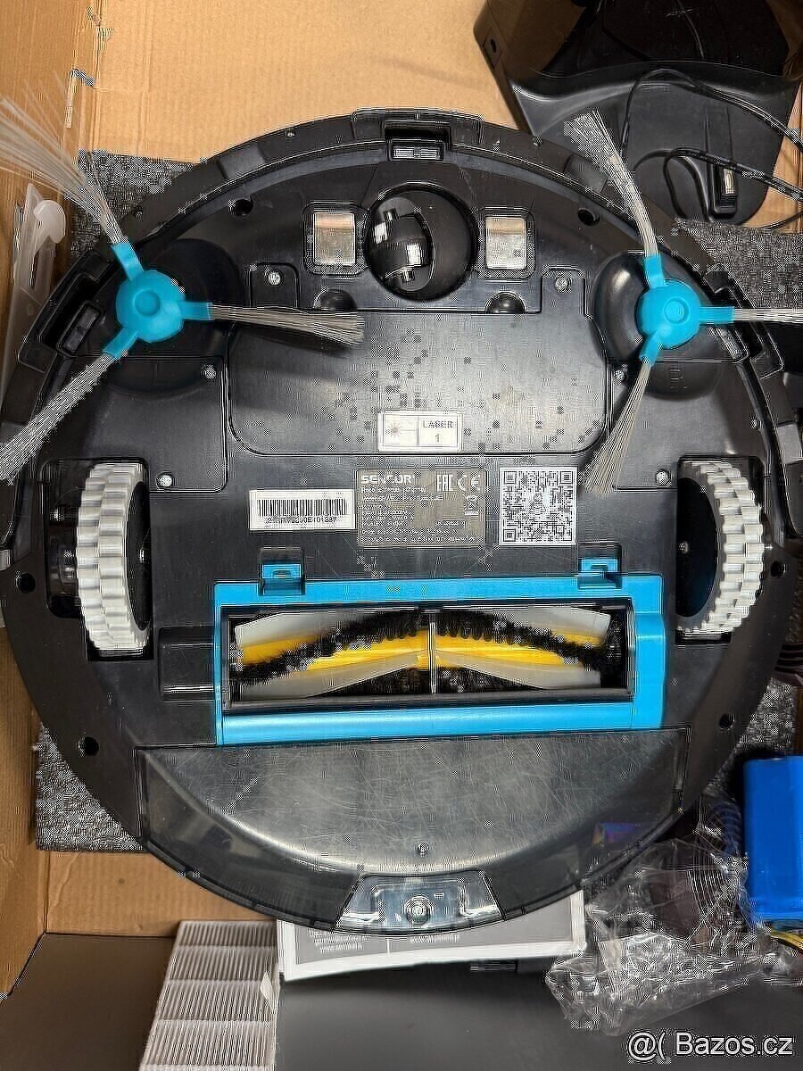 Robotický vysavač Sencor SRV 9250BK 2v1 NA DÍLY - 4