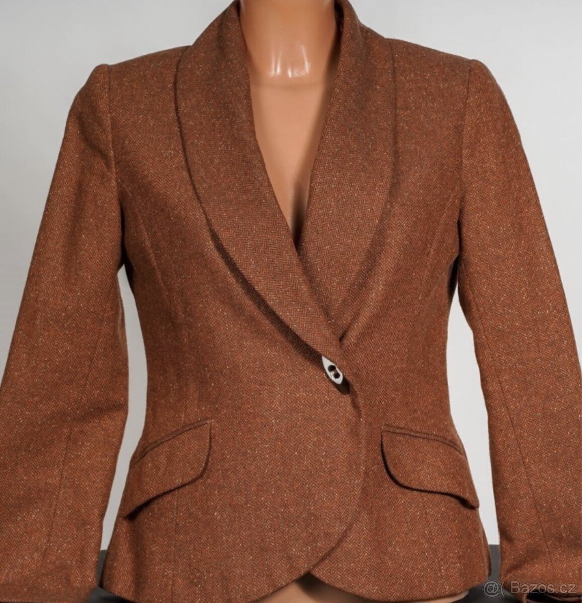 kabatek/sacko Vlna s hedvabim. 44/46 - 4