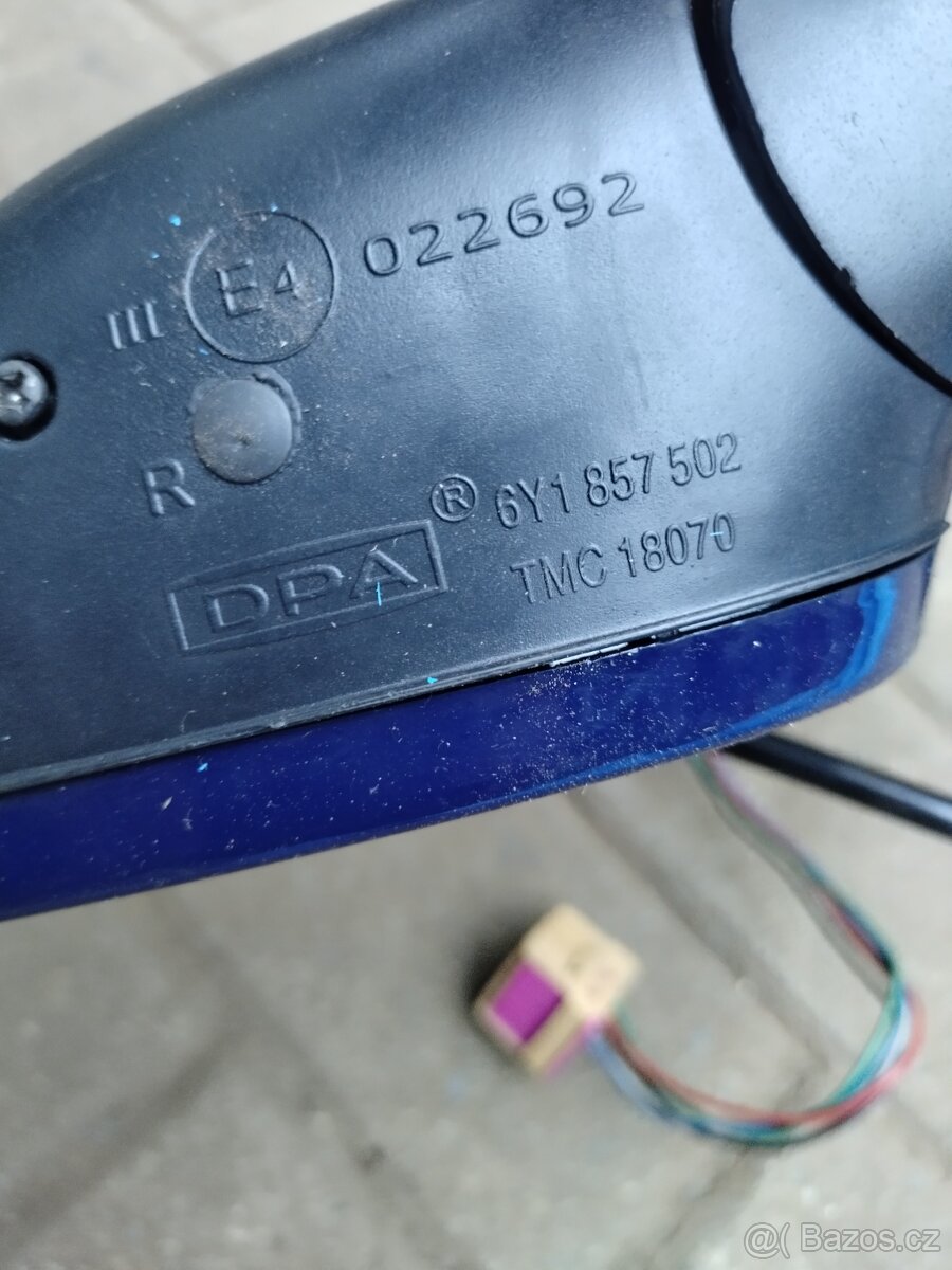 Zrcátko levé Fabia I - 4