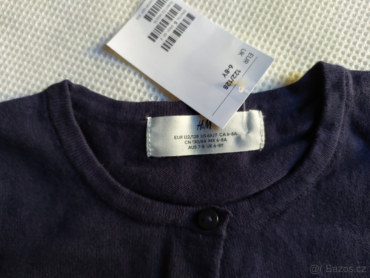 Nový dívčí svetr, H&M, vel. 122/128 - 4