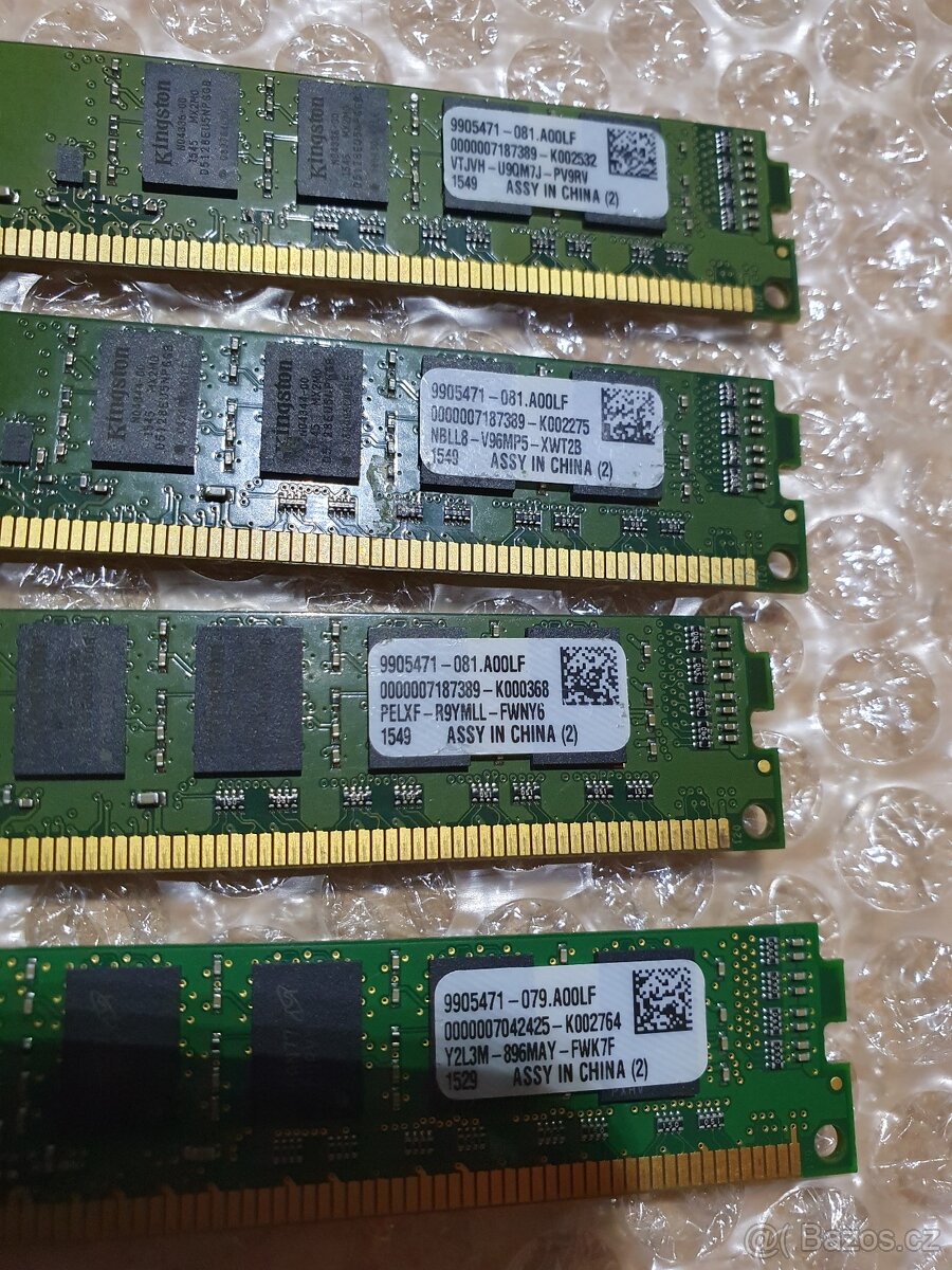 4x 8gb ddr3 do PC (prošly včechny MemTest86) (2) - 4