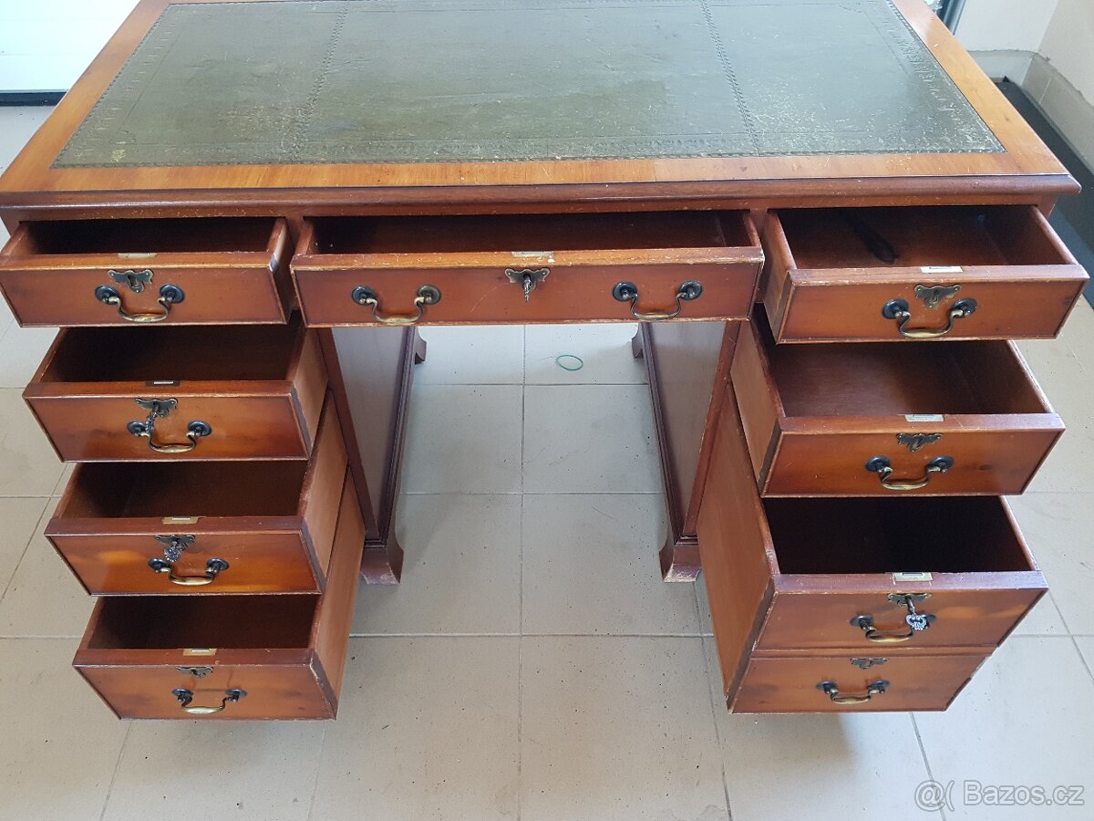 Starožitný anglický psací stůl - 4