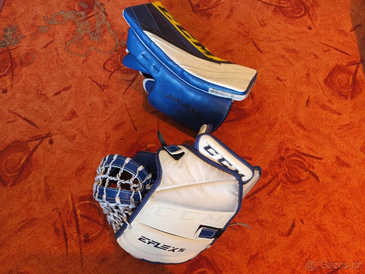 Brankářská lapačka a vyrážečka CCM EFLEX 5, senior., custom - 4